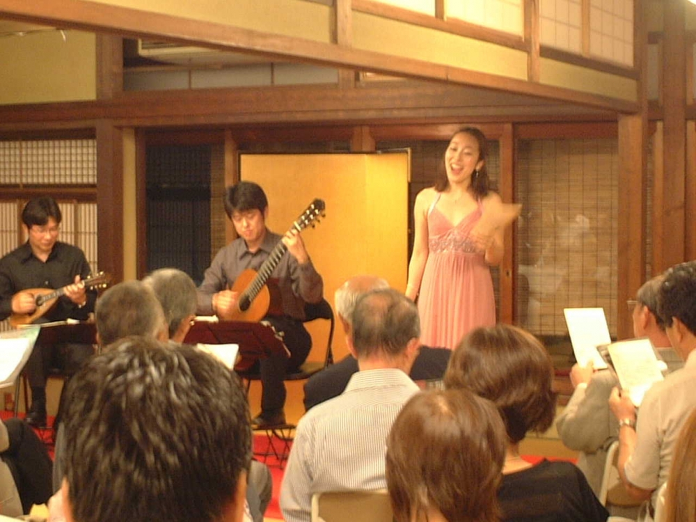料亭でのコンサートSop.Mnd.Gt